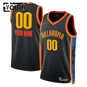 Oklahoma City Thunder Koripallopaita Lasten City Edition 2024/25 Swingman Musta