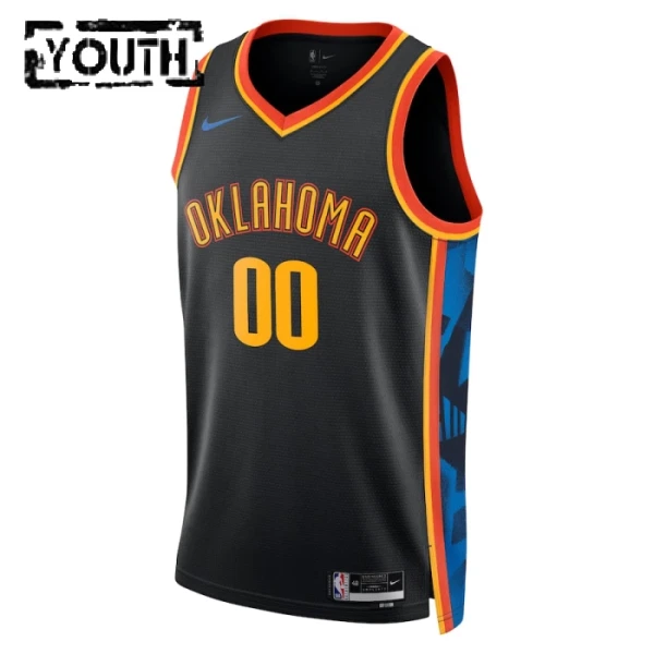 Oklahoma City Thunder Koripallopaita Lasten City Edition 2024/25 Swingman Musta