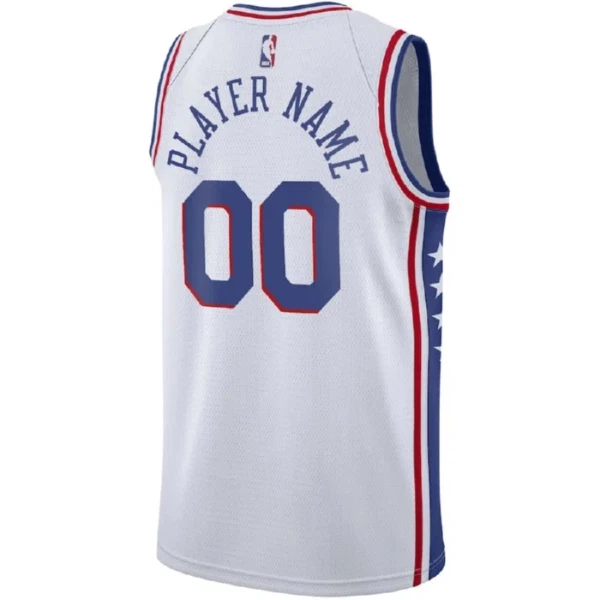 Philadelphia 76ers Koripallopaita Association Edition Swingman Valkoinen