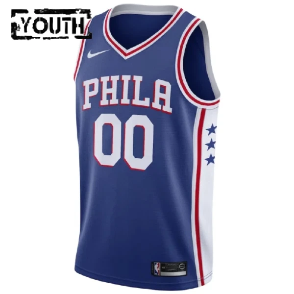 Philadelphia 76ers Koripallopaita Lasten Icon Edition Swingman Sininen