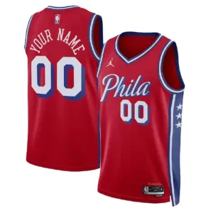 Philadelphia 76ers Koripallopaita Statement Edition Swingman Punainen