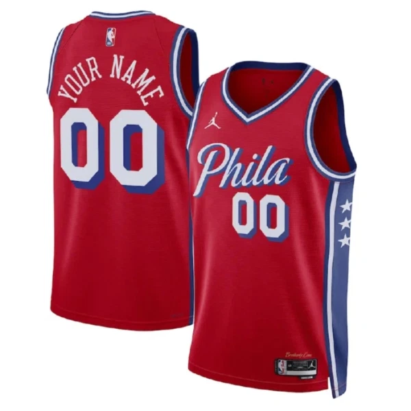 Philadelphia 76ers Koripallopaita Statement Edition Swingman Punainen