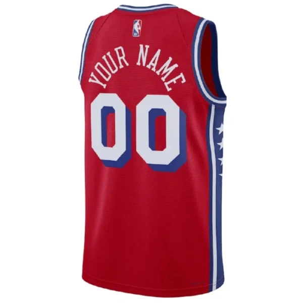 Philadelphia 76ers Koripallopaita Statement Edition Swingman Punainen