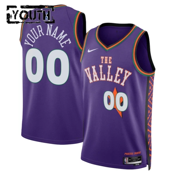 Phoenix Suns Koripallopaita Lasten City Edition 2024/25 Swingman Violetti