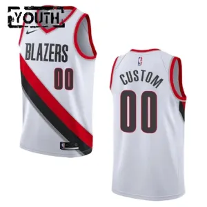 Portland Trail Blazers Koripallopaita Lasten Association Edition Swingman Valkoinen