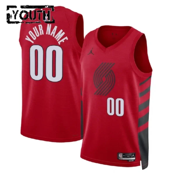 Portland Trail Blazers Koripallopaita Lasten Statement Edition Swingman Punainen Portland Trail Blazers Koripallopaita Lasten Statement Edition Swingman Punainen