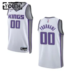 Sacramento Kings Koripallopaita Lasten Association Edition Swingman Valkoinen
