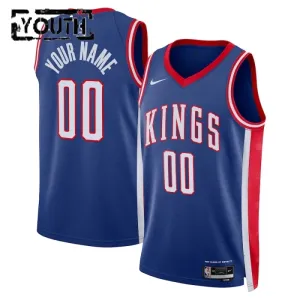 Sacramento Kings Koripallopaita Lasten City Edition 2024/25 Swingman Sininen