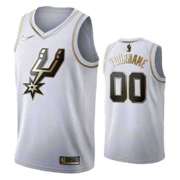 San Antonio Spurs Koripallopaita Golden Edition Swingman Valkoinen