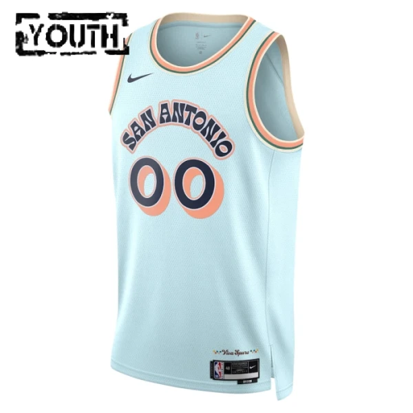 San Antonio Spurs Koripallopaita Lasten City Edition 2024/25 Swingman Sininen
