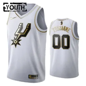 San Antonio Spurs Koripallopaita Lasten Golden Edition Swingman Valkoinen