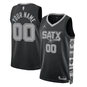 San Antonio Spurs Koripallopaita Statement Edition Swingman Musta