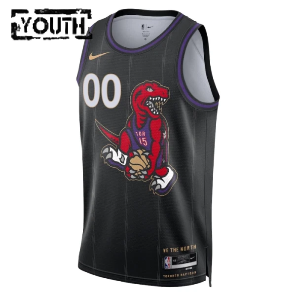 Toronto Raptors Koripallopaita Lasten City Edition 2024/25 Swingman Musta