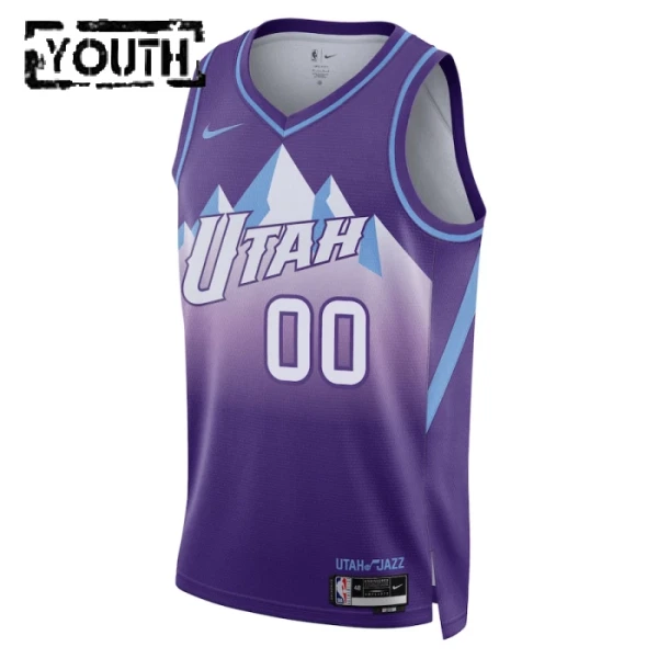 Utah Jazz Koripallopaita Lasten City Edition 2024/25 Swingman Violetti