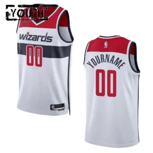 Washington Wizards Koripallopaita Lasten Association Edition Swingman Valkoinen