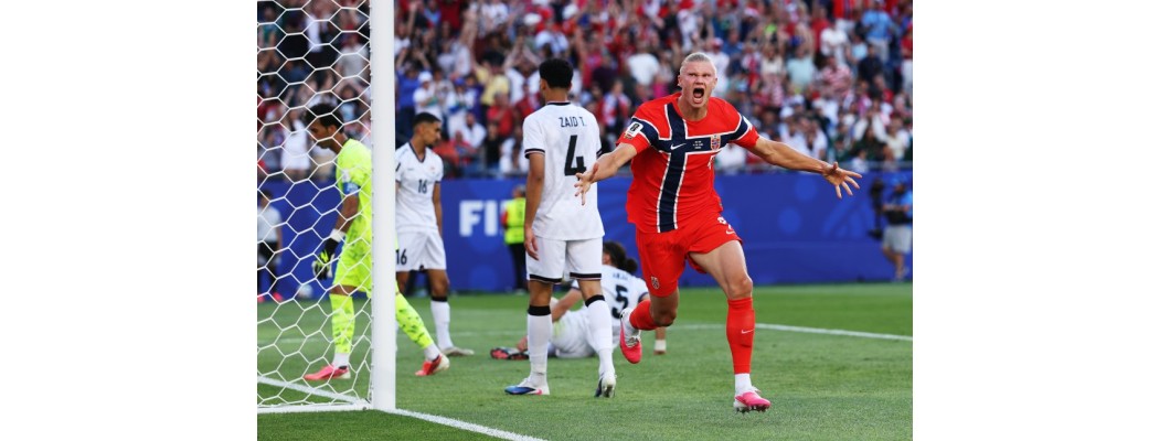 Erling Haaland suoritti jälleen kerran istuvansa juhlinnan