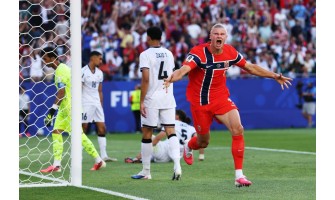 Erling Haaland suoritti jälleen kerran istuvansa juhlinnan