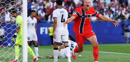 Erling Haaland suoritti jälleen kerran istuvansa juhlinnan