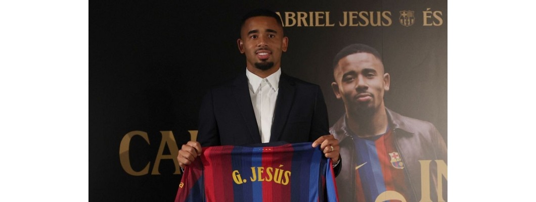 FC Barcelonan Gabriel Jesusin hankinta sopii paremmin joukkueen tarpeisiin FC Barcelonan Gabriel Jesusin hankinta sopii paremmin joukkueen tarpeisiin