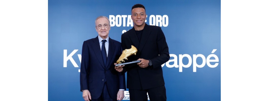 Kylian Mbappé voittaa Euroopan kultaisen kengän kaudella 2024–2025