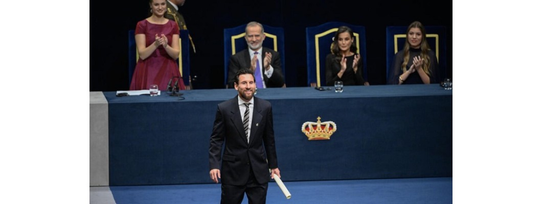 Lionel Messin palkintokokoelma kasvaa yhä Lionel Messin palkintokokoelma kasvaa yhä