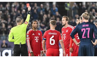 Michael Olise sai ammattilaisuransa ensimmäisen punaisen kortin